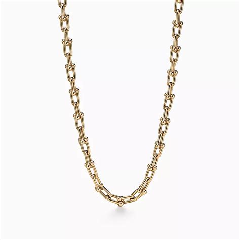 good old gold tiffany replica|tiffany hardwear link necklace.